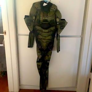 Halo master chief costume. Size lg 10/12 no mask